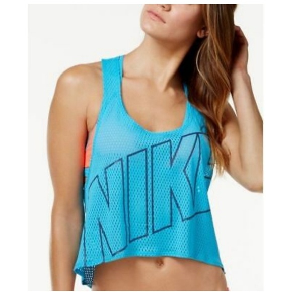 Nike Other - Nike Graphic Crop Top Swim Cover